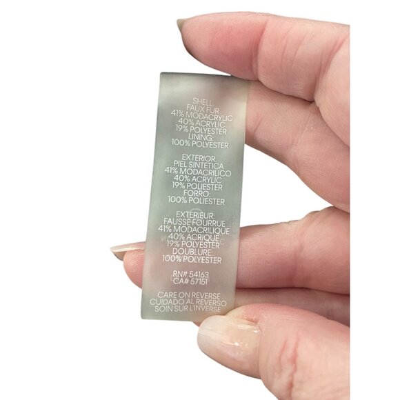 Calvin Klein Faux Fur Cropped Jacket Green Size 1X Glam Maximalist Mobwife Cute - Picture 6 of 16